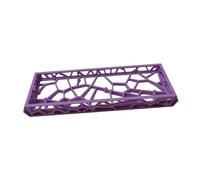 Xgdsnly Keyboard Housing, Mechanical Case, Transparent PC, Lightweight with Ventilation Structure, Suitable for 60 Percent of Office Applications, Purple