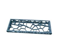 Xgdsnly Keyboard Housing, Mechanical Case, Transparent PC, Lightweight with Ventilation Structure, Suitable for 60 Percent of Office Applications, Blue