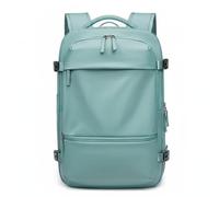 Xgdsnly Large Travel Backpack Minimalist Design Computer Backpack Multi Pocket Laptop Bag for Men, College, Green, Green, 18 Inch