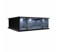 Xgdsnly Model Parking Garage 1 64 Scale Underground Diorama Display Case With Illuminated Effects and Transparent Cover PVC Acrylic Construction suitable for