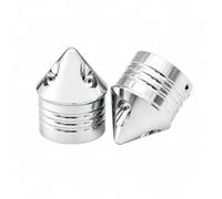 Xgdsnly Motorcycle Accessory Decorative -Machined Aluminum Alloy Front Axle Cover, Silver