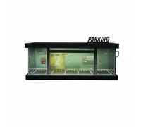 Xgdsnly Parking Garage Car Display Case Diorama with Acrylic Enclosure and Lighted Interior Construction for Collectors Suitable for cabinet display home decor gift giving, Level 2 Garage