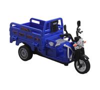 Xgdsnly Pull Vehicle Tricycle Miniature Toy Ornament for Children, Friction Push System, Material, Suitable Gift, Home Decoration, dark blue
