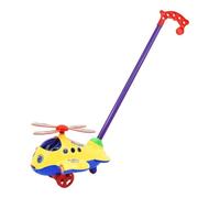 Xgdsnly Push-Along Helicopter, Outdoor Sports Learning Toy, Push-Along Car/Airplane