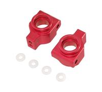 Xgdsnly RC Rear Wheel Cup Metal Spare Part Tuning Accessory Components Easy Installation for RC Car Upgrade DIY Project, Red