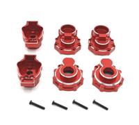 Xgdsnly Rear Axle Cup with Connector Compatible Rear Axle Cup with Screws Sturdy Hardware for Builders, Red And Silver