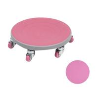 Xgdsnly Six Wheel Fitness Disc Concentric Circular Pattern Core Glider Gray Pilates Slider, Array, Pink