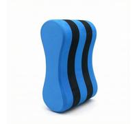 Xgdsnly Swimming Pull Float Proper Positioning Pull Buoy with Central Opening Upper Torso Kickboard for Swimmers, Kids, Blue And Black Angled