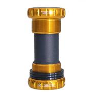 Xgdsnly Threaded Bottom Bracket Lightweight Hollow Bottom Bracket High Speed Component for Cyclists, Mechanics, Mountain Bikes, Gold
