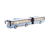 Xgdsnly Toy Bus Model Car with Functional Doors, Pull-back Motor, Light And Sound Function. Made of Alloy. for Children Aged 3 Collection, Blue