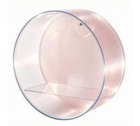 Xgdsnly Vertical Round Display Shelf, Pink, Modern Minimalist