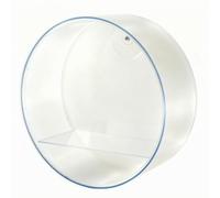 Xgdsnly Vertical Round Display Shelf, Transparent, Modern Minimalist