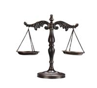 Xgdsnly Vintage Scale Ornament Desktop Iron Balance Scale Freestanding for Office, Study, Antique Bronze