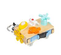 Xgdsnly Wooden Busy Board Travel Toy Early Educational Multifunctional Developmental