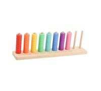 Xgdsnly Wooden Color Sorting And Stacking Toy - Promotes Creativity in Children