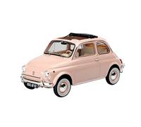 XGFFBAGB 1:18 For Fiat 500L 1968 Door Closed Collector Edition Metal Diecast Model Toy Gift(Pink No box)