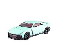 XGFFBAGB 1:18 For GTR50 Alloy Sports Car Metal Diecast Sound And Light Vehicles Model Collection Toys Gifts(Blue,No box)