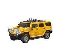 XGFFBAGB 1:18 For H2 Highway 61 SUV Alloy Diecast Metal Toy Off-road Vehicles Car Model Gift(Yellow,No box)