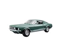XGFFBAGB 1:18 For Mustang Gt Cobra Jet Alloy Diecast Toys Gift(Green,With box)
