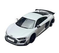 XGFFBAGB 1:18 For R8 Convertible 2021 Performance Car Alloy Car Model Company Display To Send Friends(White,With box)