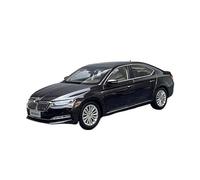 XGFFBAGB 1:18 For SUPERB Suv Diecast Alloy Car Model Collection Display Hobby(Black Purple,With box)