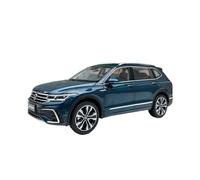 XGFFBAGB 1:18 For TIGUAN L 2022 SUV Alloy Car Model Ornaments Souvenir Collectible Toys Gift Display Ornaments(Blue,With box)
