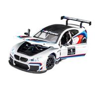XGFFBAGB 1:24 For 3.0CSL/HommageR/M4/M6/Z4 Alloy Model Diecasts Metal Casting Sound And Light Car Toys(White I,No box)