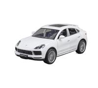 XGFFBAGB 1/24 For Cayenne S Alloy Car Model Metal Body Die Casting Toys Gift Collection(White,With box)