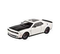XGFFBAGB 1:24 For Challenger SRT Hellcat Redeye Super Muscle Car Alloy Metal Diecast Model Collecting Hobby Decorative Gift(White,With box)