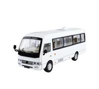 XGFFBAGB 1:24 For Coaster Medium Business Alloy Diecast Model Car Collecting Hobbies Decorative Ornaments Gift(White,No box)