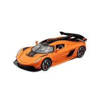 XGFFBAGB 1:24 For Jesko Sports Car Toys Metal Diecast Light Music Pull Back Models Collection Gift(Orange,With box)