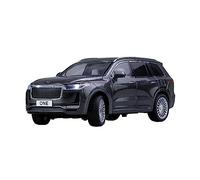 XGFFBAGB 1:24 For LEADING IDEAL ONE Sound And Light Pull Back Alloy Diecast Car Model Toy Ornaments(Black,With box)