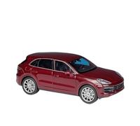 XGFFBAGB 1:24 For Macan Turbo SUV Alloy Diecast Metal Toy Vehicles Car Model Collection Gift(Red,No box)