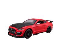 XGFFBAGB 1:24 For Mustang GT Viper Shelby GT500 Alloy Sports Car Model Diecasts Metal Toy Gift(Red,No box)
