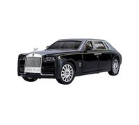 XGFFBAGB 1:24 For Phantom Alloy Diecasts Metal Car Model Collection Sound Light Toy Gift(Silver,With box)