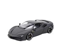 XGFFBAGB 1:24 For SF90 Stradale Sports Car Static Die Cast Vehicles Collectible Model Car Toys(Black,No box)