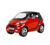 XGFFBAGB 1:24 For Smart Fortwo Alloy Metal Diecast Vehicle Toy Car Model Metal Gift(Red,No box)