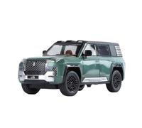 XGFFBAGB 1:24 For U8 SUV Alloy Car Model Diecast Metal Toys Vehicles Pull Back Doors Opened Gifts(Green,With box)