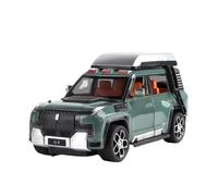 XGFFBAGB 1:24 For U8 SUV Alloy Diecast Metal Toy Off-Road Car Model Gift(Green,With box)