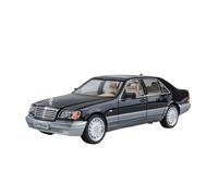 XGFFBAGB 1:24 For W140 S320 SEL Street Edition Alloy Diecasts Metal Car Model Sound Light Toys Gift(Black,No box)