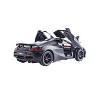 XGFFBAGB 1/32 For 720s Sports Car Alloy Metal Diecast Model Car Sound & Light Gifts(Black,No box)
