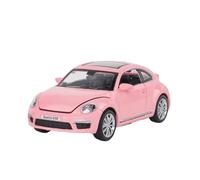 XGFFBAGB 1:32 For Beetle GSR Car Model Pull Back Alloy Discast Street Metal Business Cars Model Toy(Pink,No box)