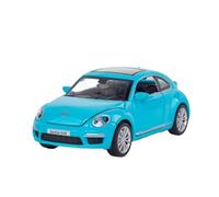 XGFFBAGB 1:32 For Beetle GSR Car Model Pull Back Alloy Discast Street Metal Business Cars Model Toy(Blue,With box)