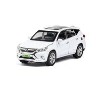 XGFFBAGB 1:32 For BYD Song Suv Wheels Diecast Car Metal Model Pull Back Toys Collection For Gift(White,With box)