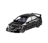 XGFFBAGB 1/32 For EVO IX 9 Alloy Diecasts Metal Racing Car Model Sound Light Gifts(Black,With box)