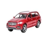 XGFFBAGB 1/32 For GLS GLS580 SUV Alloy Diecasts Metal Toy Car Model Sound And Light Collection Gifts(Red,With box)