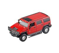 XGFFBAGB 1/32 For H2 Alloy Diecasts Metal Off-road Car Model Sound Light Collection Toys Gift(Red,No box)
