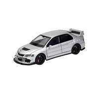 XGFFBAGB 1:32 For Lancer Evolution Ninth Racing Metal Alloy Diecast Car Model Outdoor Collection Hobby Gift(Silver,No box)