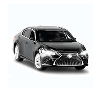 XGFFBAGB 1:32 For Lexus ES300h Car Six-open Steering Shock Alloy Model Toy Gift(Black B,No box)