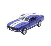 XGFFBAGB 1:32 For Mustang GT Alloy Diecast Car Model Pull Back Car Collection Gift(Blue,With box)